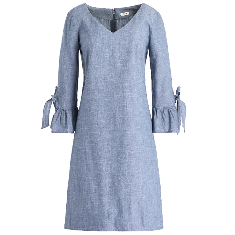 Flash Sale 🎄 J. Crew Outlet Chambray Dress Size 18 Fall Winter Wardrobe Staple